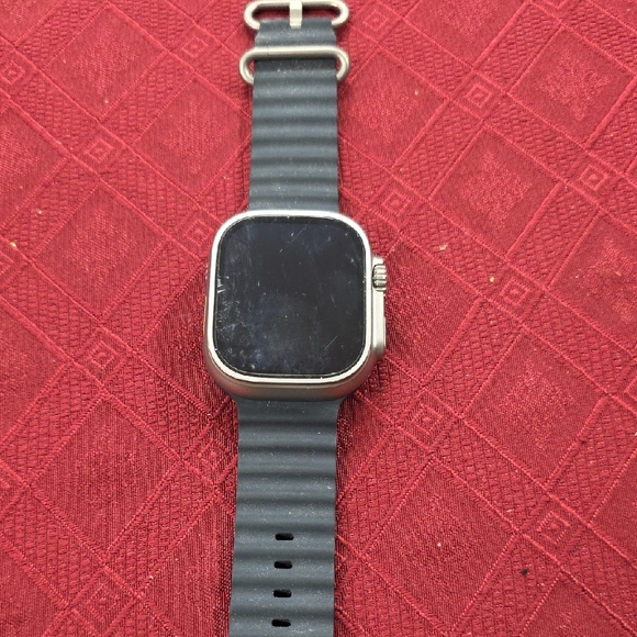 Apple Watch Ultra Smartwatch with Black Strap